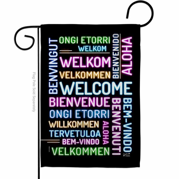 Patio Trasero 13 x 18.5 in. Best Welcome Sweet Life Home Double-Sided Decorative Vertical Garden Flags - PA3953732